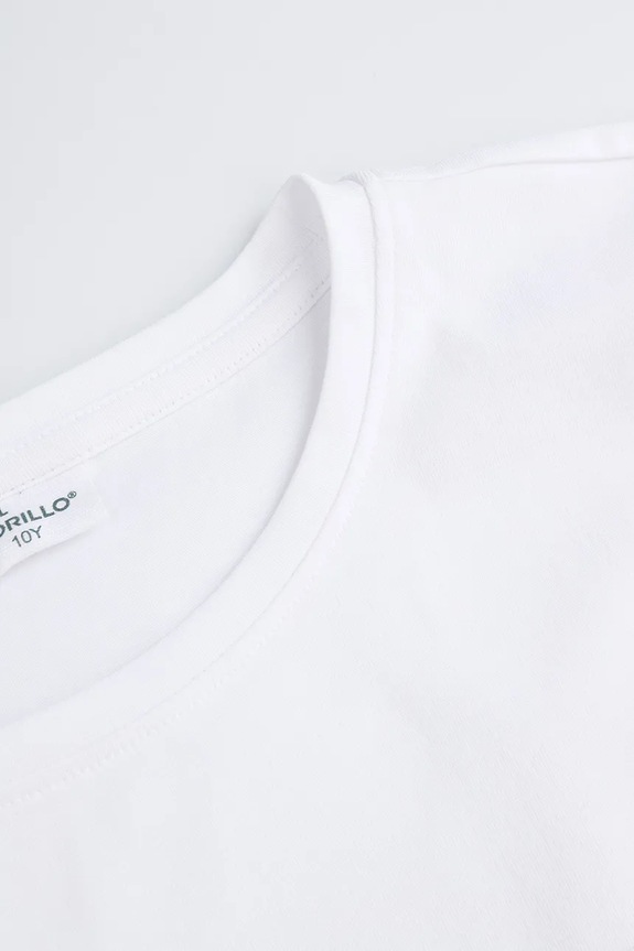 Fete Coccodrillo tricou copii WC5143201FGJ alb