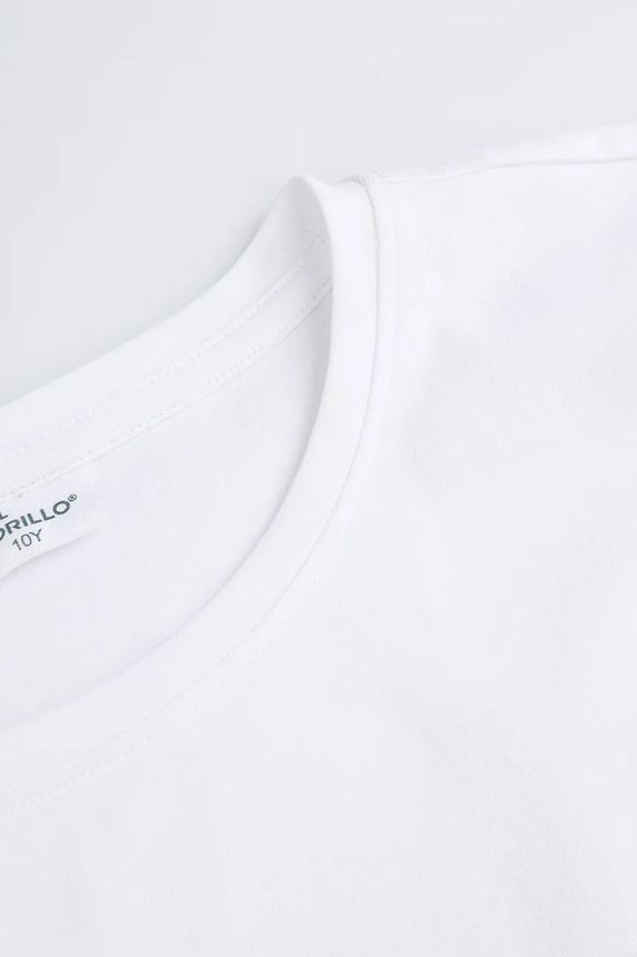 Fete Coccodrillo tricou copii WC5143201FGJ alb