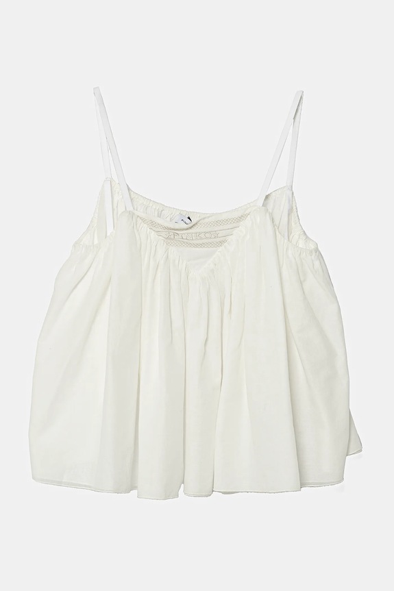 Pinko gyerek blúz pamutból KFTO002.0.CA005 fehér SS25