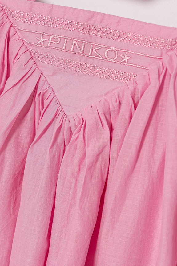 Dječja pamučna bluza Pinko roza KFTO002.0.CA005