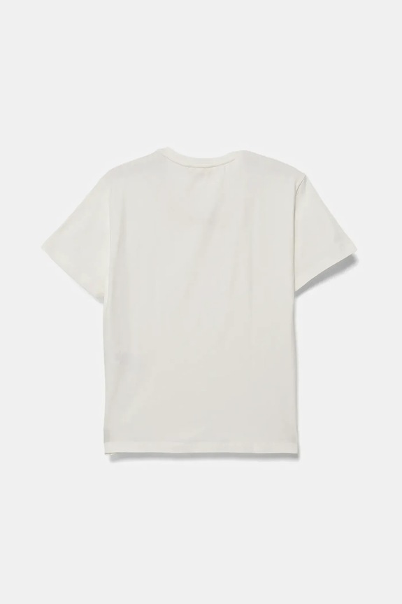 Elisabetta Franchi t-shirt dziecięcy EFTS237.0.JE006 biały SS25
