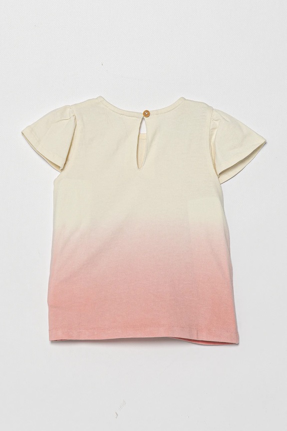 United Colors of Benetton baba pamut póló 3BL0A1066.W.Seasonal rózsaszín SS25