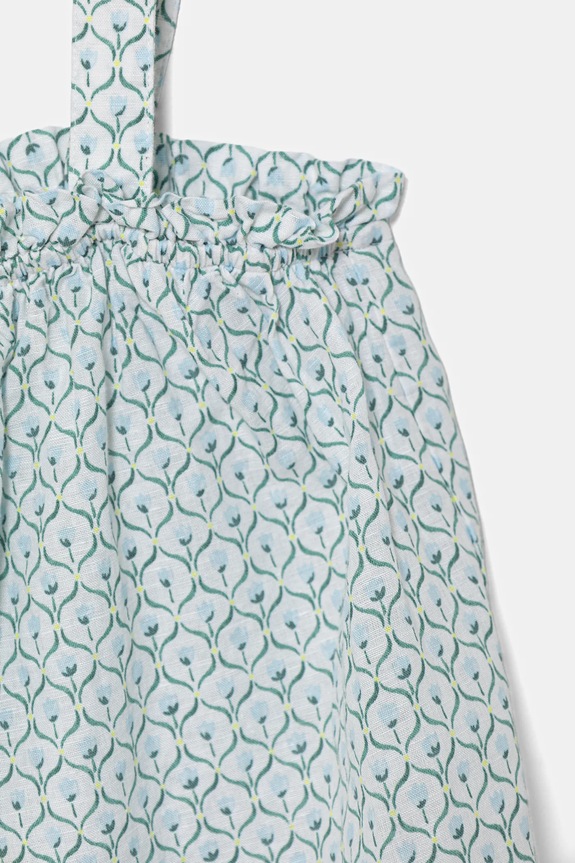BIMBA United Colors of Benetton top in lino per bambini 59Y6CH00A.G.Seasonal blu