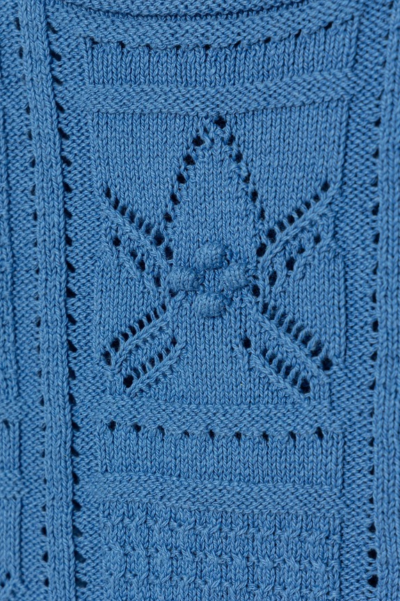 Dziewczynka United Colors of Benetton bluzka dziecięca 114FQH00B.G.Seasonal niebieski
