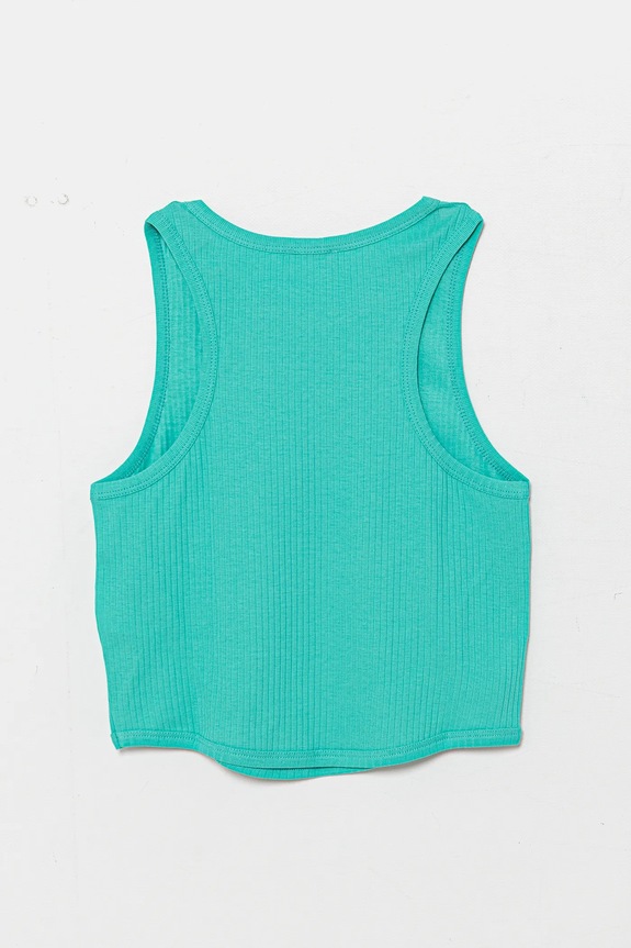DÍVKA Dětský bavlněný top United Colors of Benetton 31H3CH01F.G.Season.PPYA tyrkysová
