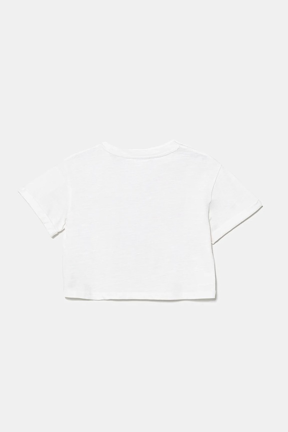 Detské bavlnené tričko United Colors of Benetton 3SDLC10OX.G.Seasonal biela SS25