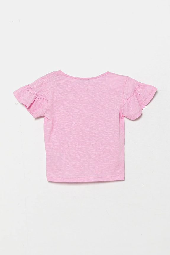 BIMBA United Colors of Benetton t-shirt in cotone per bambini 38V4G10JI.P.Seasonal rosa