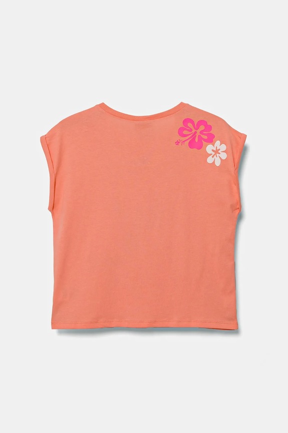 Dětské bavlněné tričko United Colors of Benetton x Disney 3JERC10P2.G.Seasonal oranžová SS25