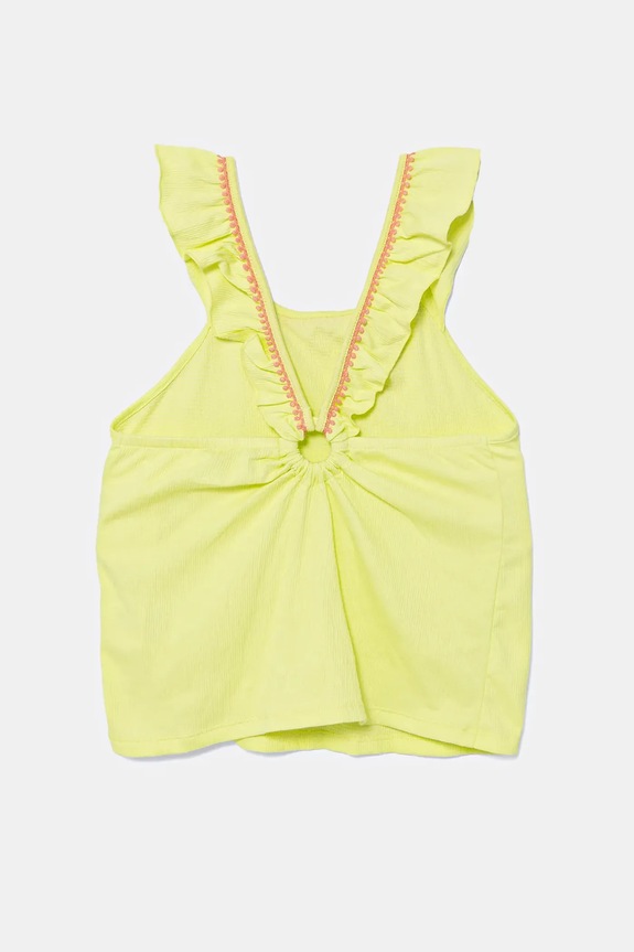 Детский топ United Colors of Benetton 366NCH01X.G.Seasonal зелёный SS25