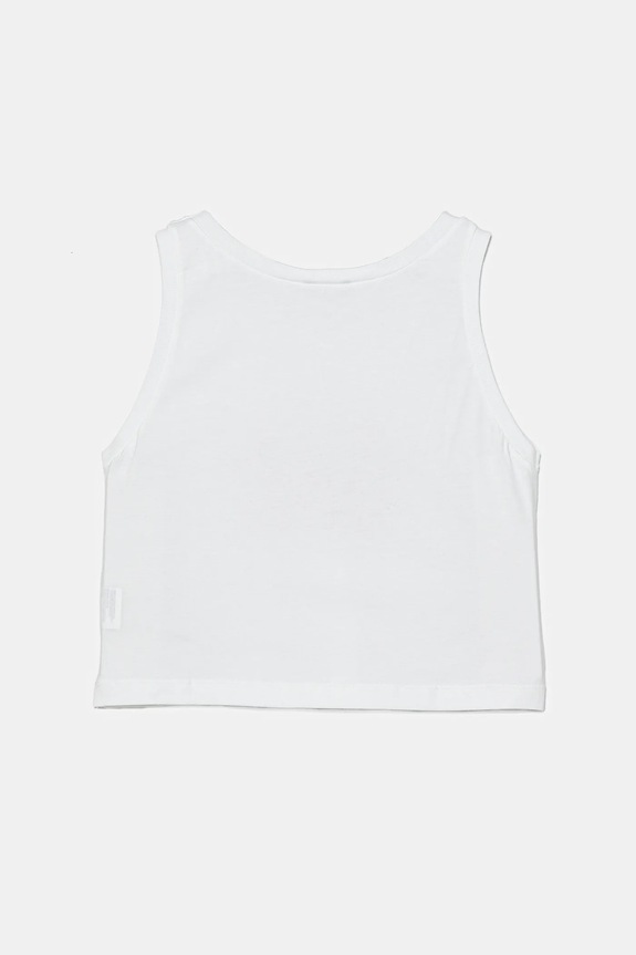 Dětský bavlněný top United Colors of Benetton 3I1XCH01Z.G.Seasonal bílá SS25