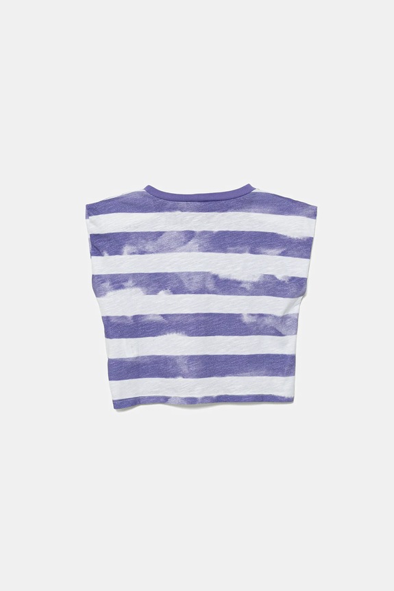 Dětské bavlněné tričko United Colors of Benetton 3SL3C10OW.G.Seasonal fialová SS25