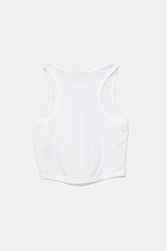 Παιδικό βαμβακερό τοπ United Colors of Benetton 31H3CH01F.G.Reproposed λευκό SS25
