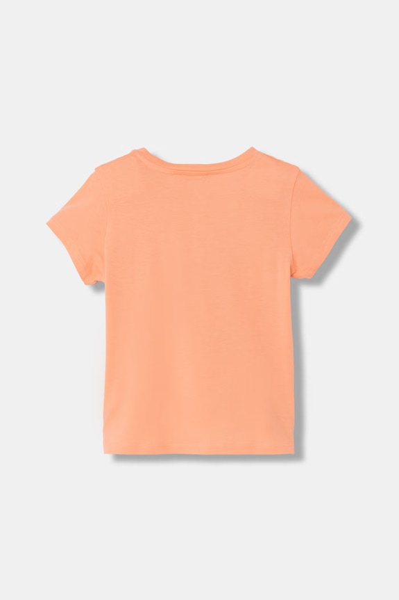United Colors of Benetton tricou de bumbac pentru copii 3I1XG10JB.P.Seasonal portocaliu SS25