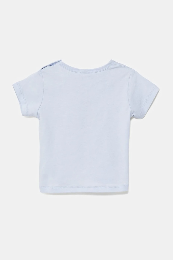 United Colors of Benetton maglietta in cotone neonati 3I1XA1067.W.Seasonal blu SS25