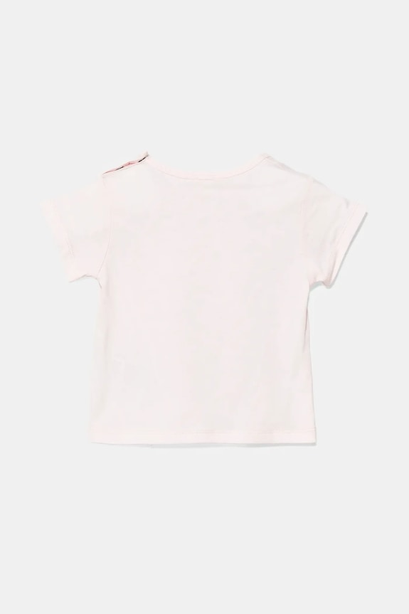 United Colors of Benetton maglietta in cotone neonati 3I1XA1069.G.W.Seasonal rosa SS25