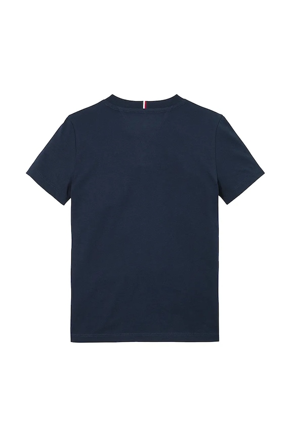 Chłopiec Tommy Hilfiger t-shirt bawełniany dziecięcy KS0KS00594.122.176.PPYA granatowy