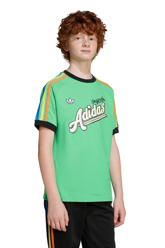 Дитяча бавовняна футболка adidas Originals JC8405