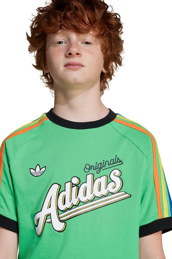 Дитяча бавовняна футболка adidas Originals JC8405