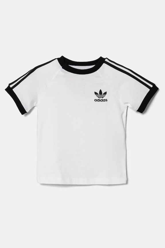 Detské bavlnené tričko adidas Originals bavlna biela JE0519