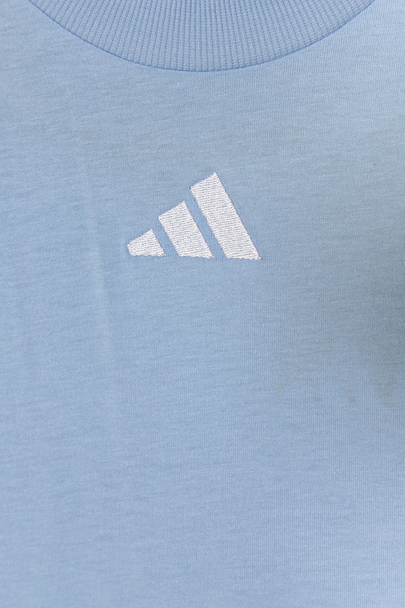 Detské bavlnené tričko adidas modrá JD6512
