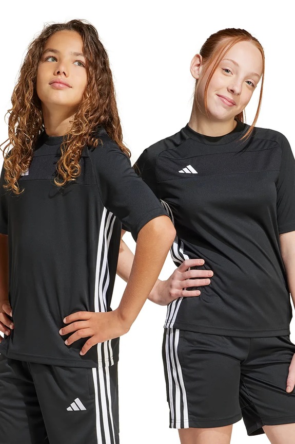 Detské tričko adidas Performance okrúhly čierna JD0585