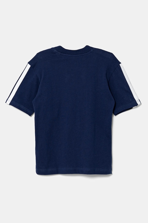 Chlapec Detské bavlnené tričko adidas JD6490 tmavomodrá