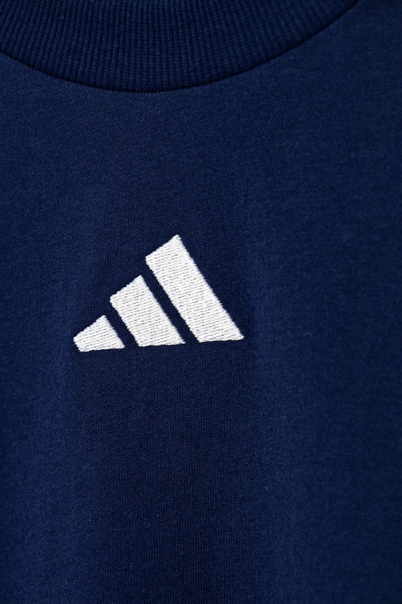 Detské bavlnené tričko adidas tmavomodrá JD6490