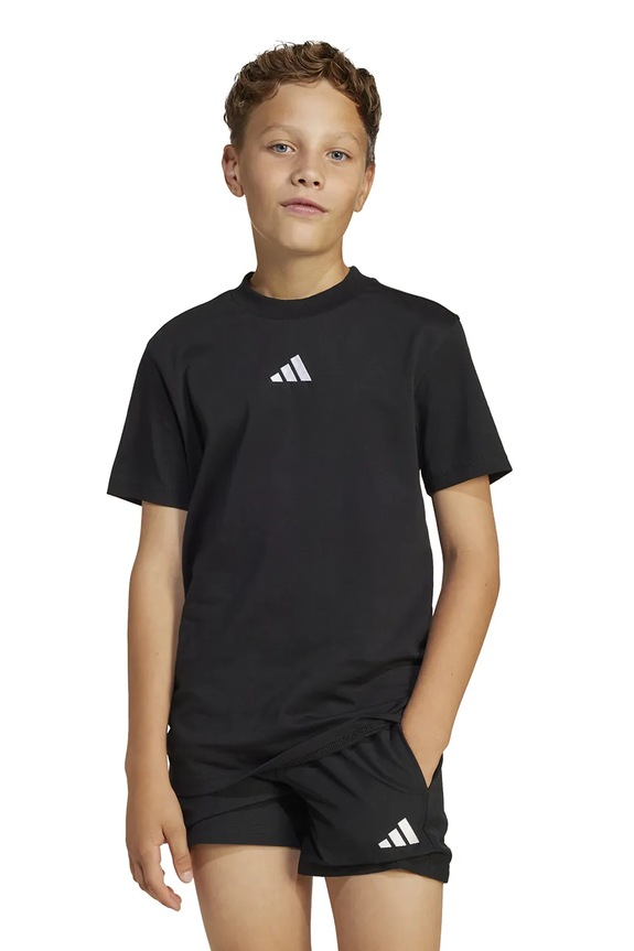Дитяча бавовняна футболка adidas JC9776