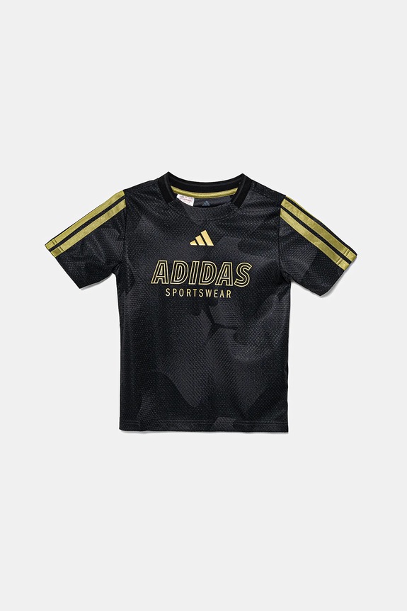 adidas gyerek póló JI6183 fekete SS25