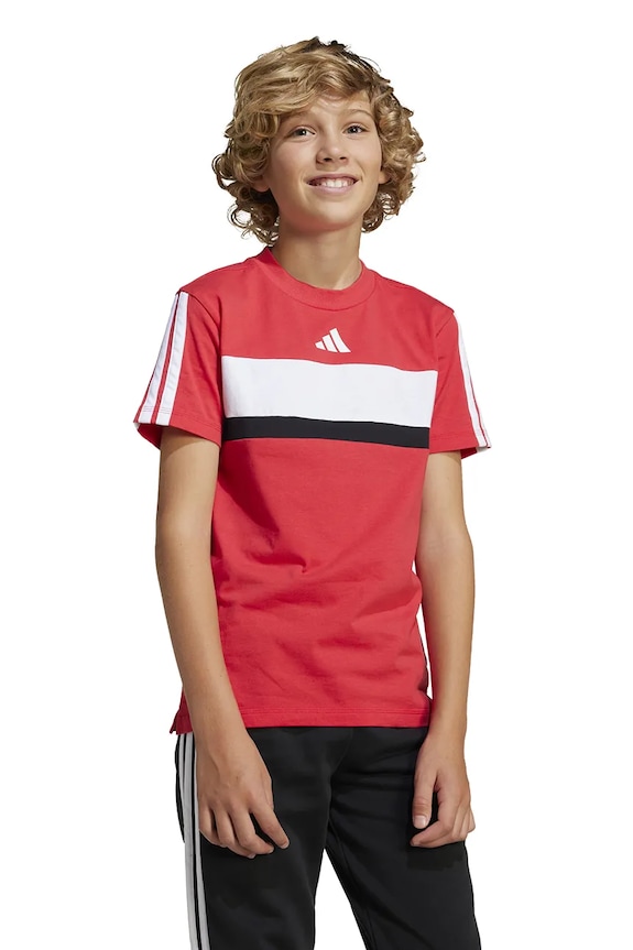 Детская хлопковая футболка adidas JI6213