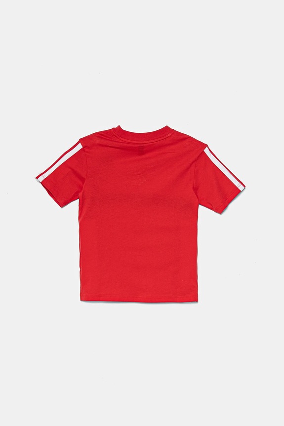 Мальчик Детская хлопковая футболка adidas JI6213 красный