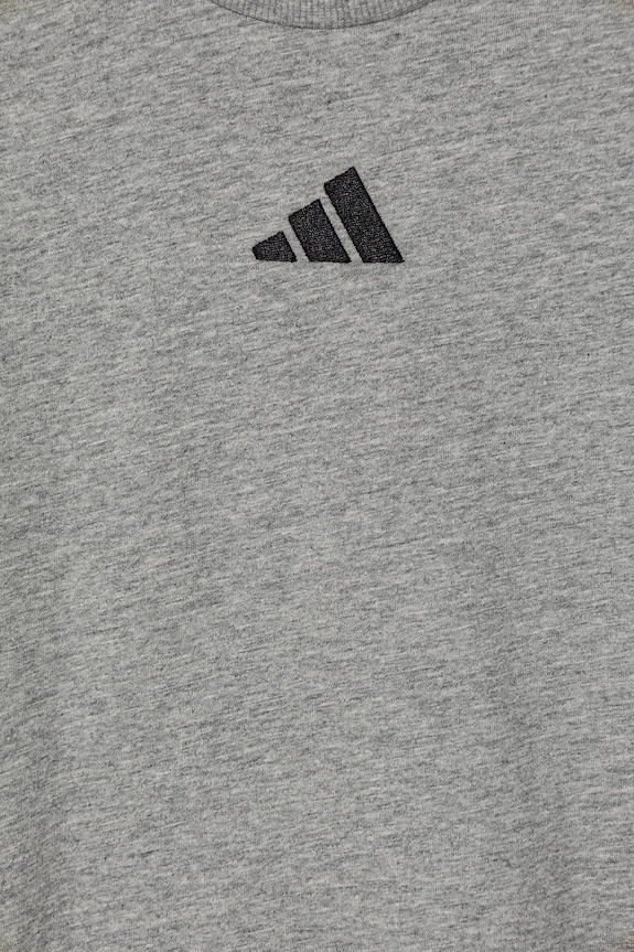 Dětské bavlněné tričko adidas šedá JD6486