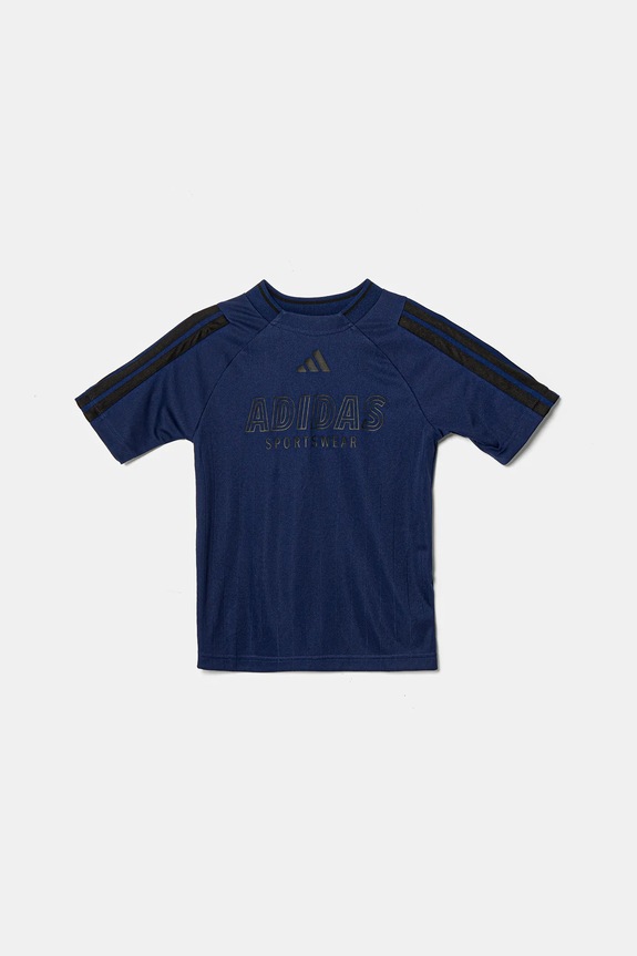 adidas t-shirt dziecięcy JC8035 granatowy SS25