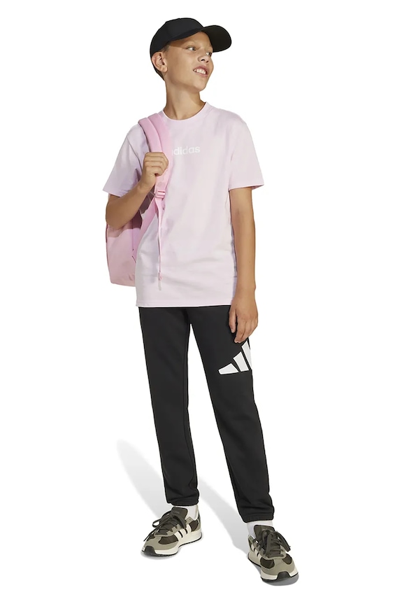 Παιδικό βαμβακερό μπλουζάκι adidas JC9750