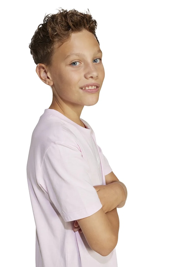 Παιδικό βαμβακερό μπλουζάκι adidas JC9750