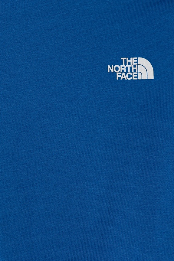 CHLAPEC Dětské bavlněné tričko The North Face KID BOX NSE S/S TEE NF0A89H5T4S1 modrá