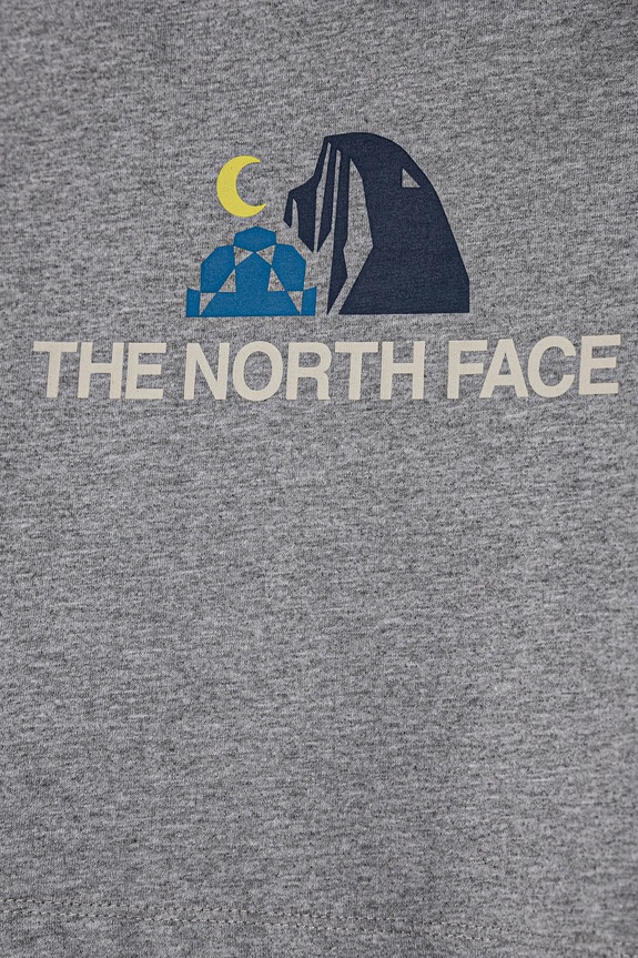 Chłopiec The North Face t-shirt dziecięcy KID GRAPHIC S/S TEE NF0A8AXEDYX1 szary