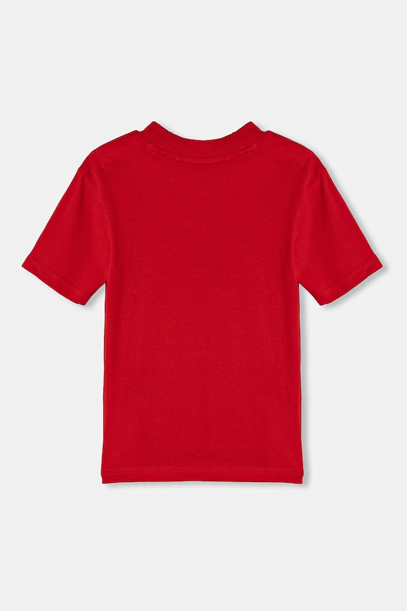 Chłopiec adidas t-shirt bawełniany dziecięcy JN8007 czerwony