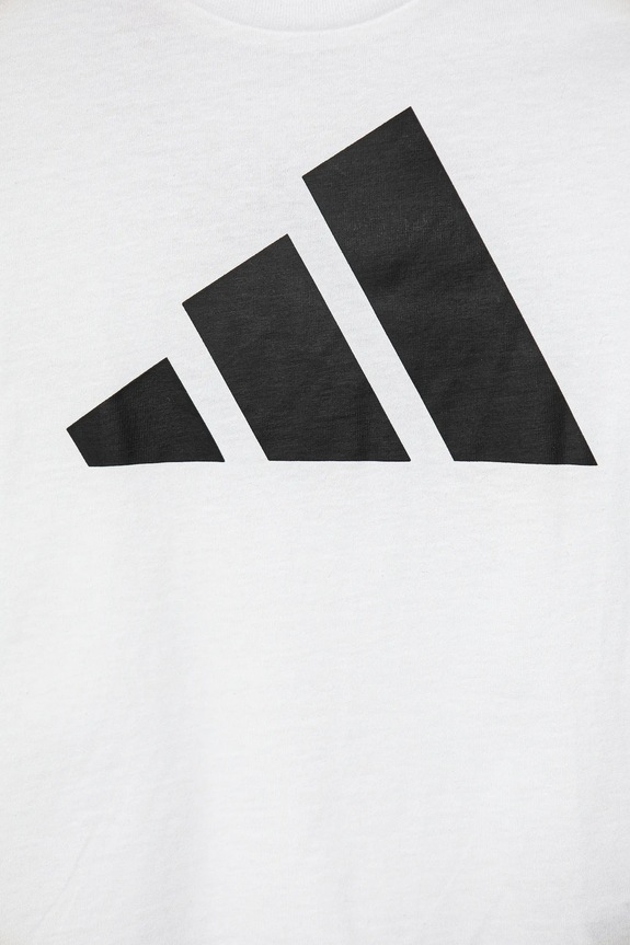 adidas t-shirt in cotone per bambini bianco JC9659