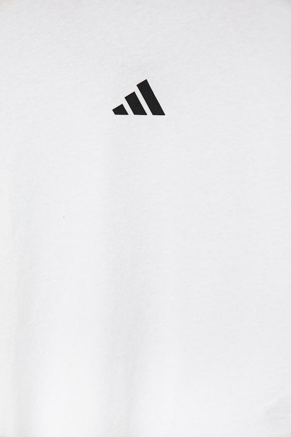 adidas t-shirt bawełniany dziecięcy biały JN8088