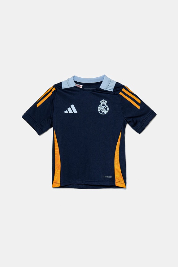 adidas Performance t-shirt dziecięcy REAL JE4197 granatowy SS25