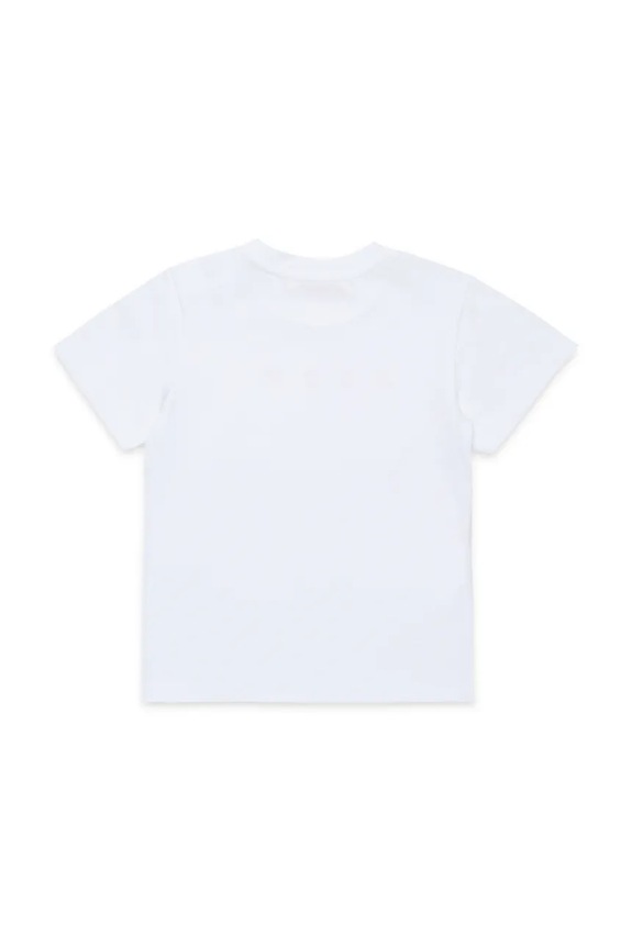 Marni tricou de bumbac pentru copii MT276B T-SHIRT M01438 alb SS25