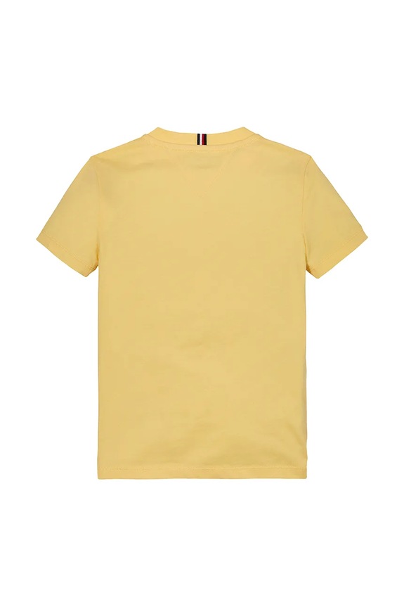 Chłopiec Tommy Hilfiger t-shirt dziecięcy bawełniany KS0KS00397.74.122.PPYA żółty