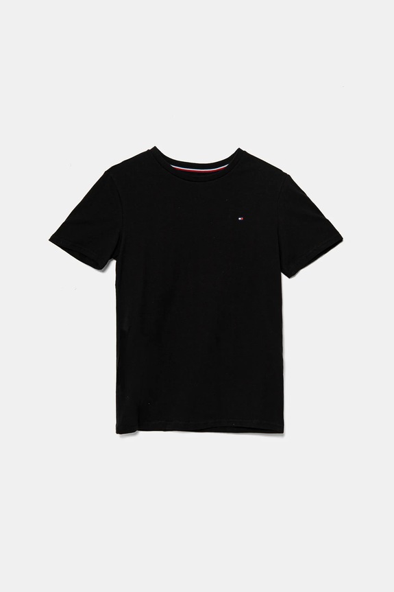 Tommy Hilfiger t-shirt bawełniany dziecięcy 2-pack UK0UK00073.PPYA czarny AW25