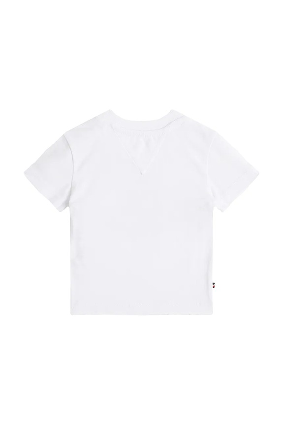 Tommy Hilfiger t-shirt niemowlęcy KN0KN02024.PPYA biały SS25
