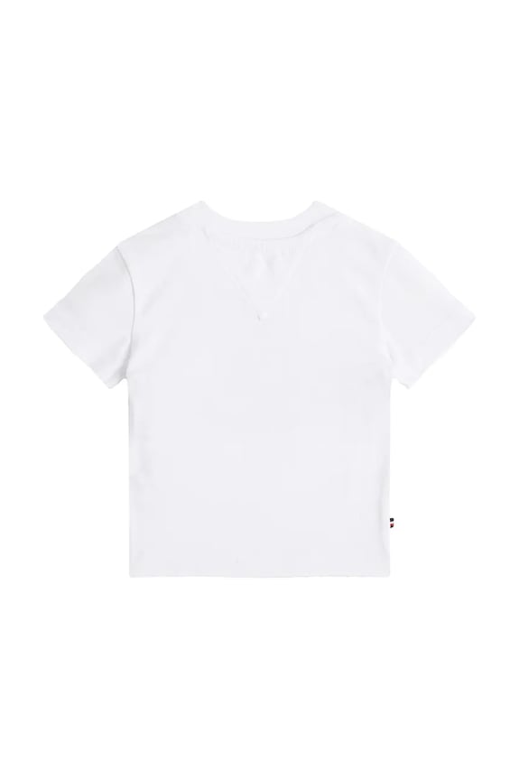 Tommy Hilfiger t-shirt niemowlęcy KN0KN02024.PPYA biały SS25