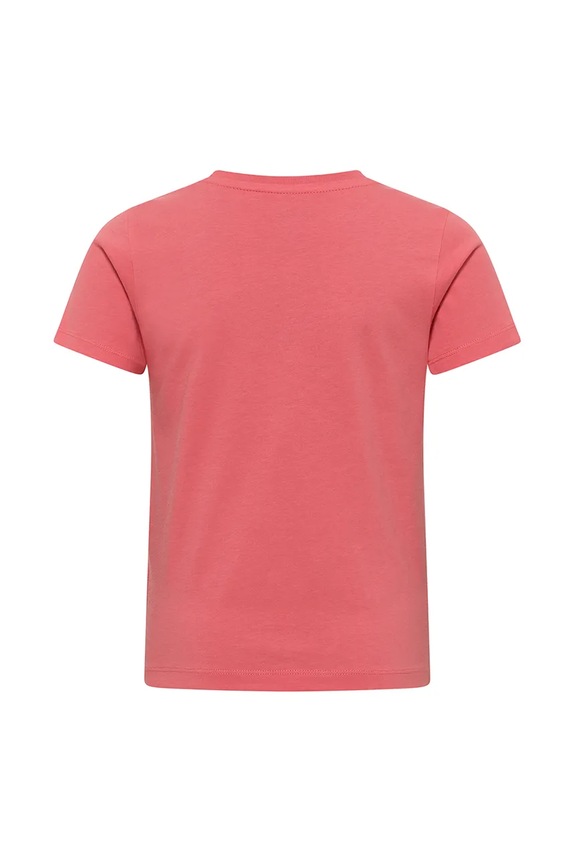 Chłopiec Jack Wolfskin t-shirt bawełniany dziecięcy ESSENTIAL COTTON T K A64184.116.152 różowy