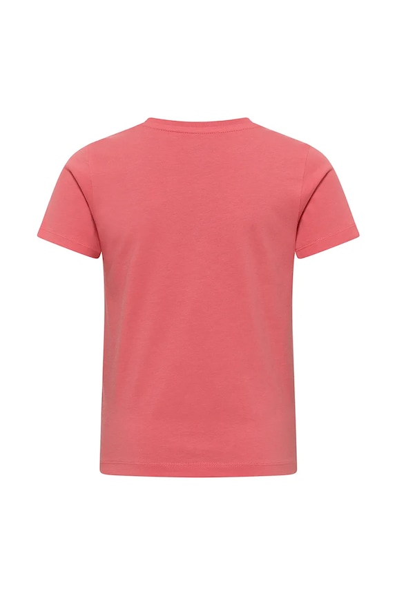 Chłopiec Jack Wolfskin t-shirt bawełniany dziecięcy ESSENTIAL COTTON T K A64184.116.152 różowy