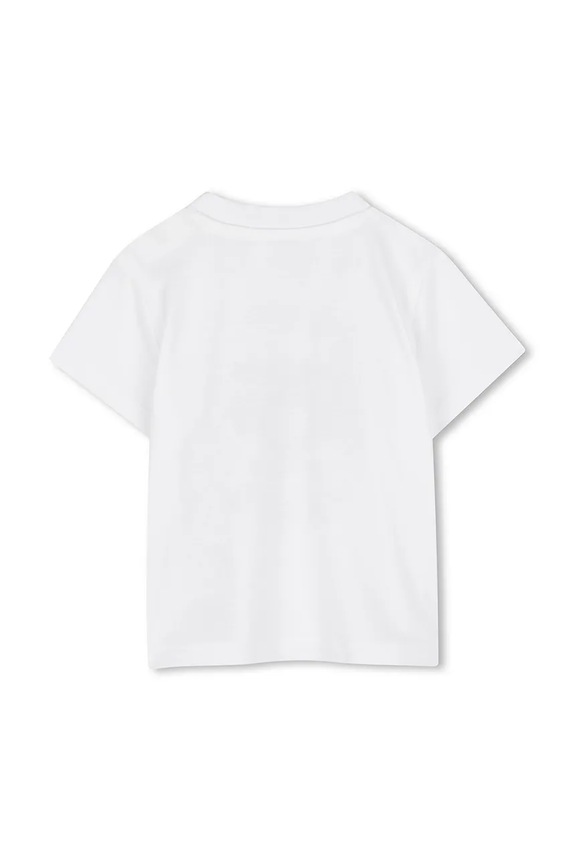 Kenzo Kids t-shirt bawełniany niemowlęcy K60977.71.81 biały SS25