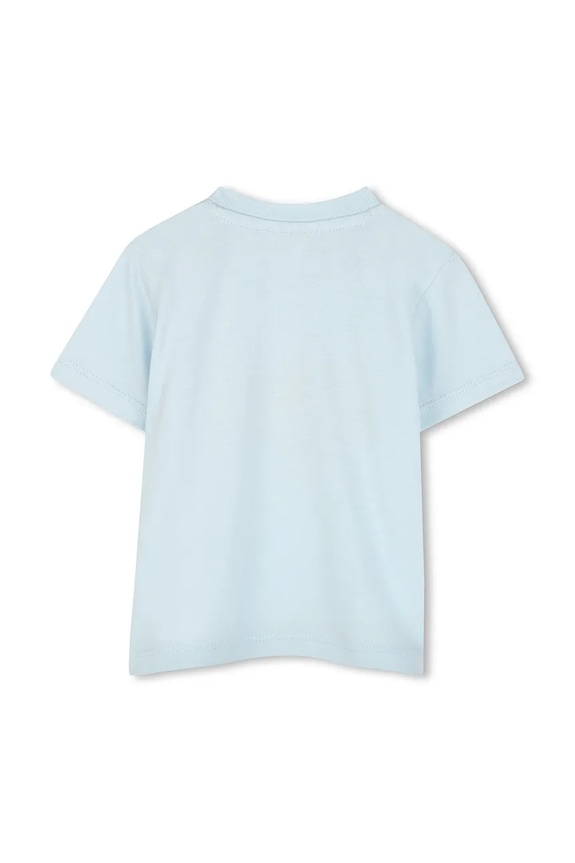 Kenzo Kids tricou din bumbac pentru bebeluși K60977.71.81 albastru SS25